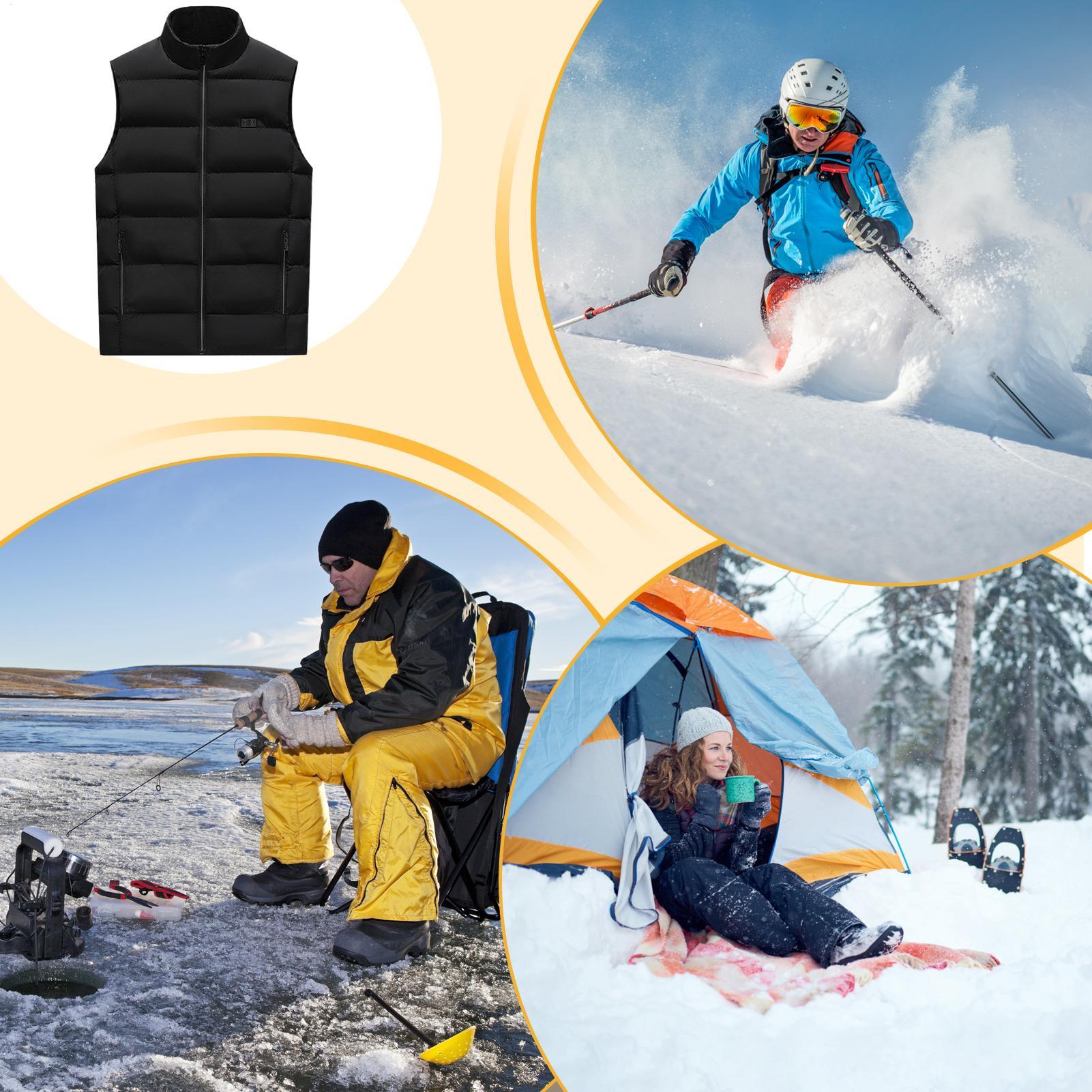 Cycling Heat Gear - Gilet riscaldato invernale Giacca riscaldante elettrica