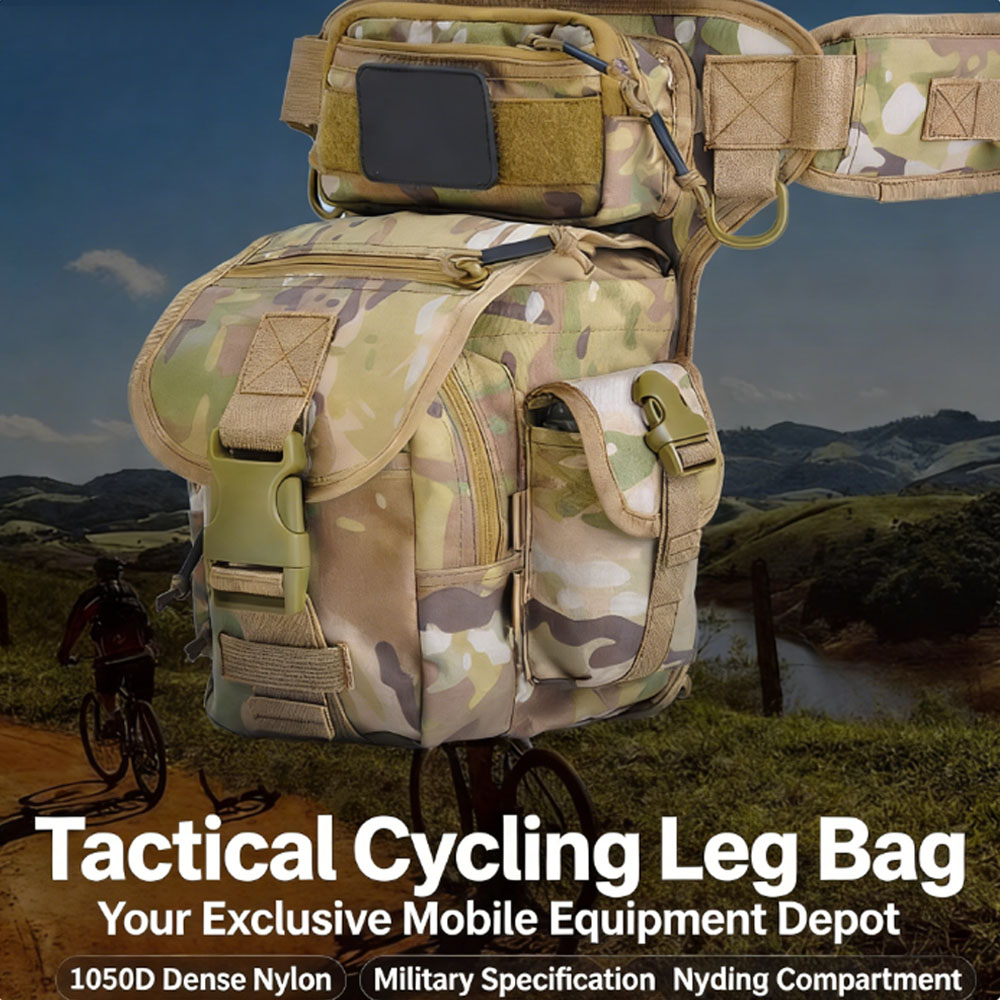 Cycling Gear Pouch - Borsa Tattica da Gamba, Marsupio da