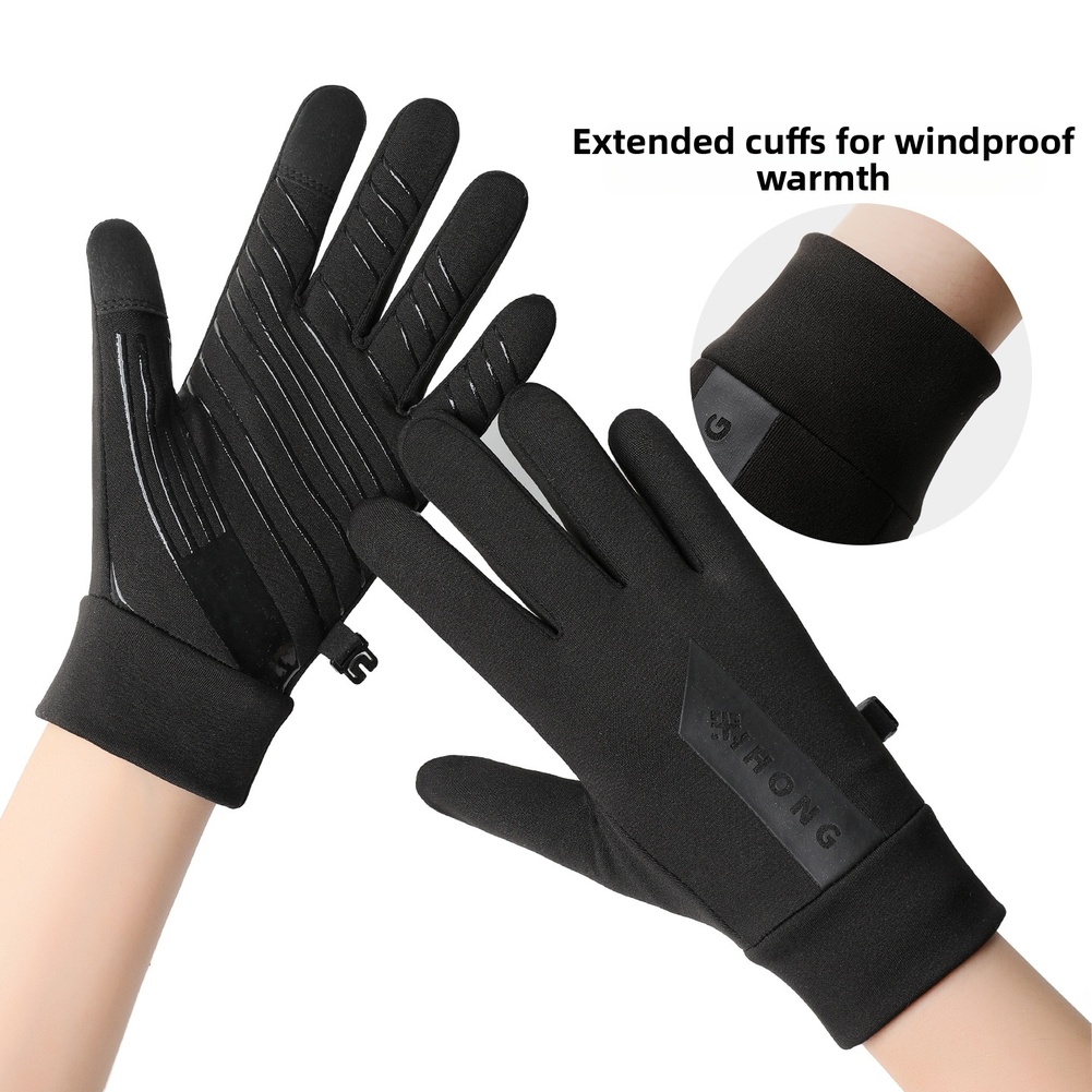 Cycling Gear Weather - Guanti invernali touchscreen per uomo e