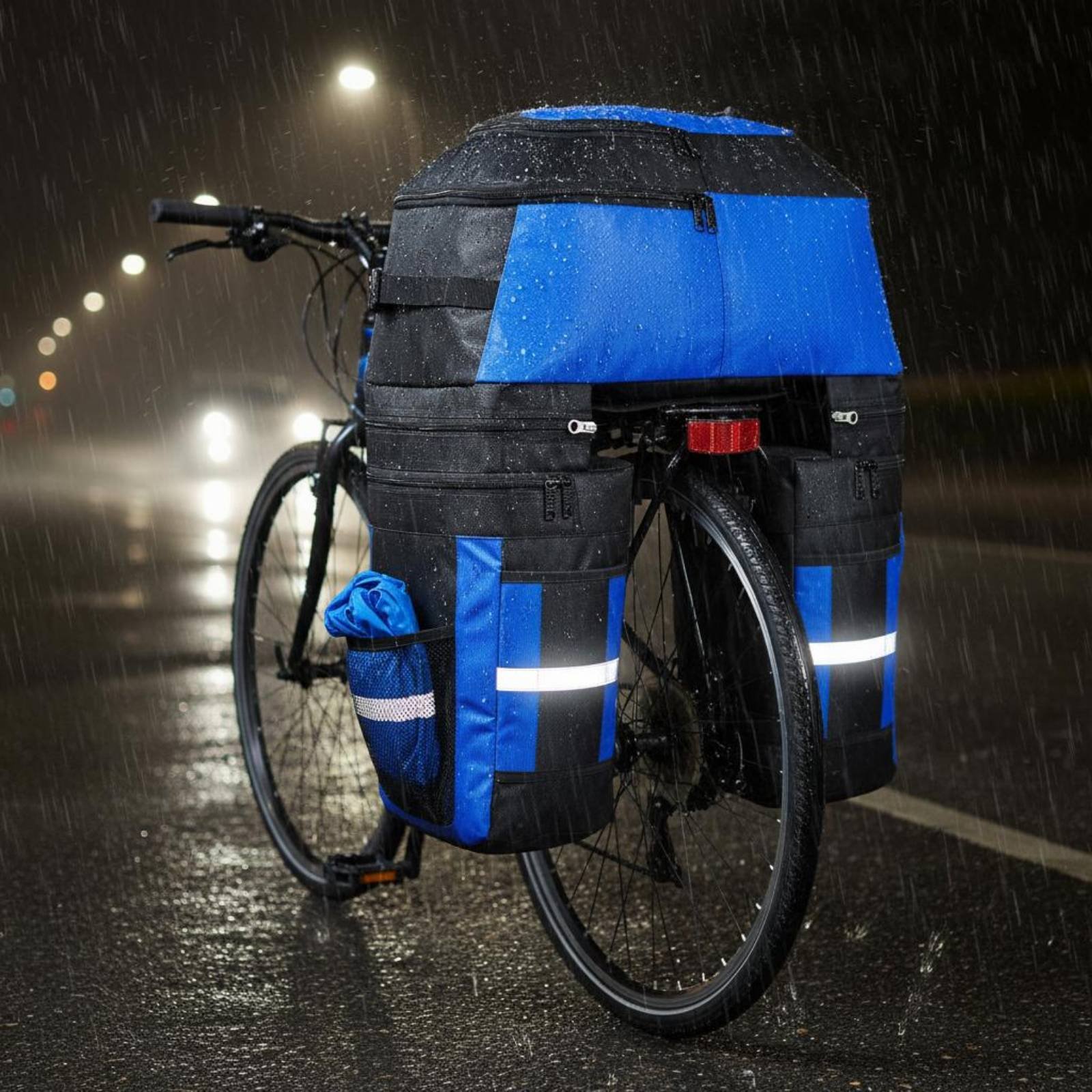 Cycling Gear Weather - Copertura Antipioggia per Borsa Portapacchi Posteriore,