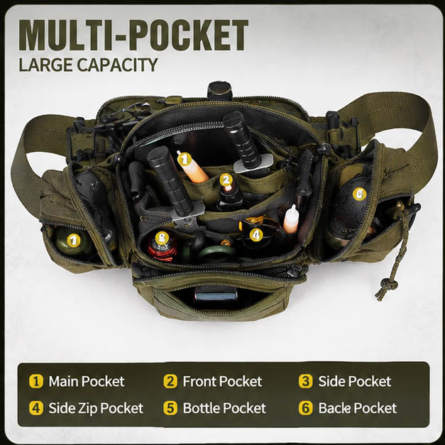 Borsa Tattica da Cintura per E - Cycling Gear Pouch recensione e prezzo