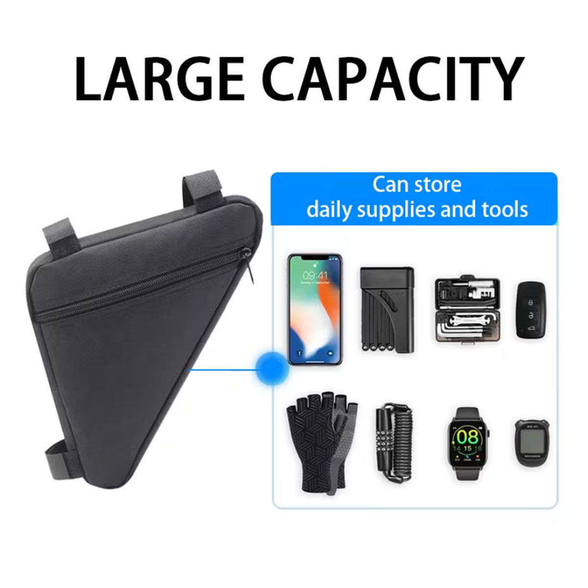 Borsa Triangolare per Biciclet - Cycling Gear Pouch recensione e prezzo